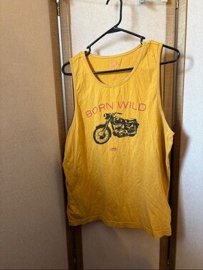 Northwest Territory Mustard Yellow Graphic Crewneck Tank Medium